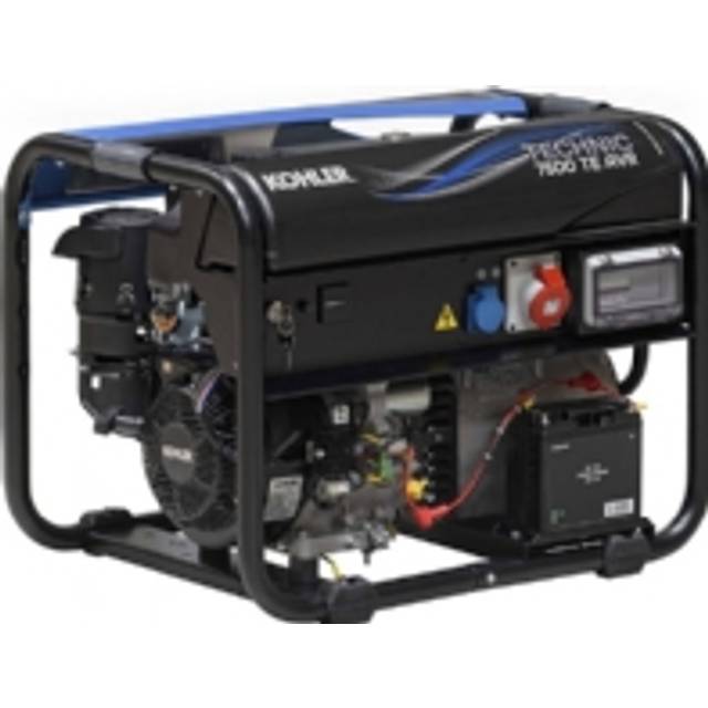 SDMO Stromerzeuger Technic 7500 TE AVR C5, 6,5 kW/8,1 kVA / 400V/230V, Kohler OHV Benzin