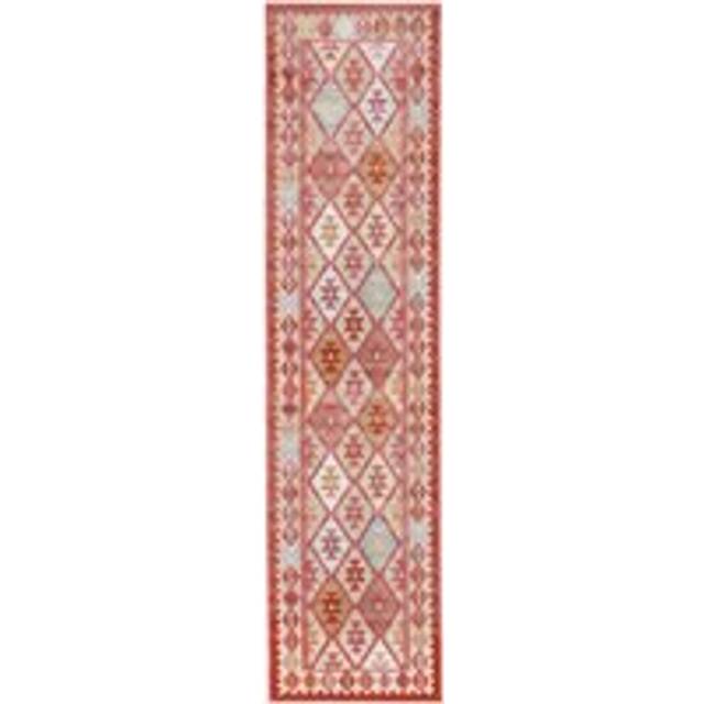 Saga Kilim Matta - Beige / Flerfärgad 80x300