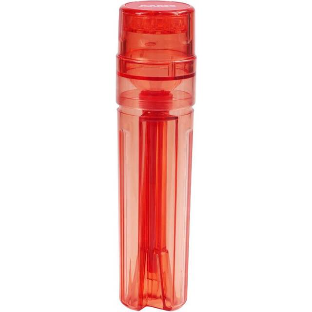 (Red) Tobacco Filling Cone Rolling Grinder with 110mm Roll Paper PVC Material
