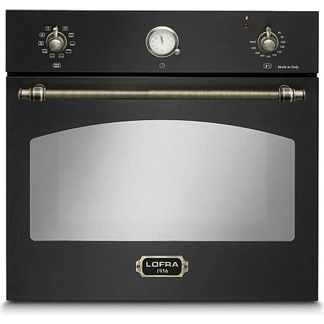 Lofra - Dolce vita inbyggnadsugn 60 cm. Svart/ bronze