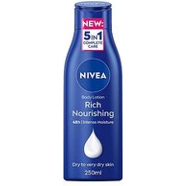 Nivea Rich Nourishing Body Moisturiser For Dry Skin 250ml
