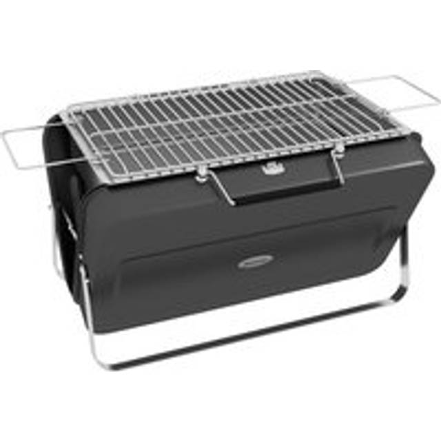 Outsunny Foldable Suitcase Design Mini Charcoal Barbecue Grill Bbq, Black