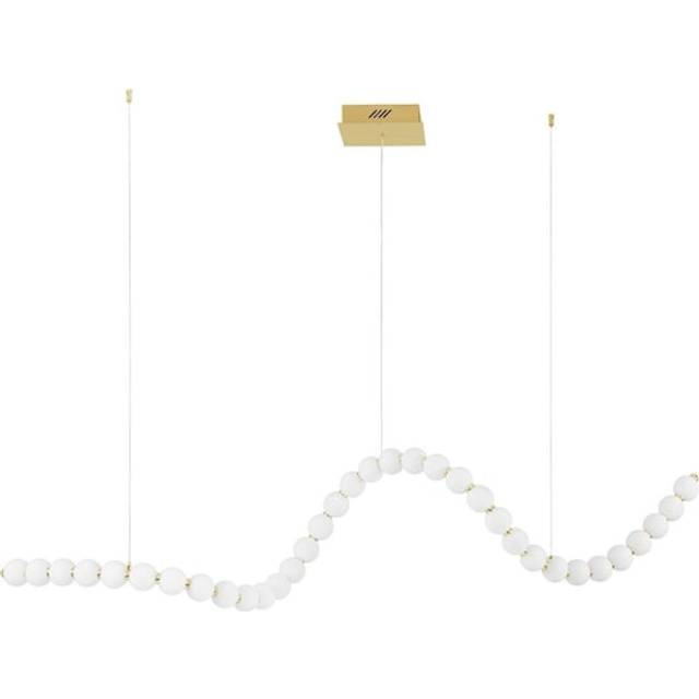 Nova Luce Hängande Lampa Perla Guld, Vit