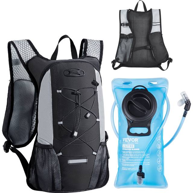VEVOR Lightweight Hydration Pack Ryggsäck 2L Water Bladder Cykling Vandring Löpning