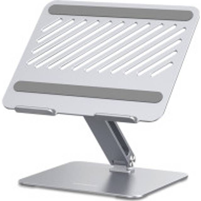 Stativ, hopfällbart stativ för laptop och surfplatta, för stående arbete, silver