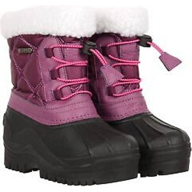 Mountain Warehouse Kids Unisex Childrens/Kids Arctic Adaptive Waterproof Snow Boots (Dark Purple) - Size UK 9 Kids