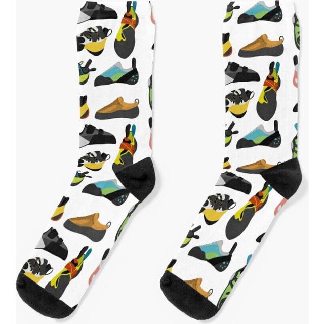 Dress Socks Climbing Shoes Novelty Fancy Crazy Pattern Crew Casual for Men Women