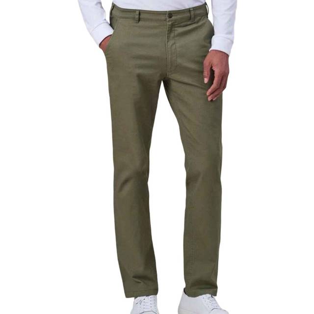 (38R, Olive Green) Brook Taverner Mens Miami Slim Chinos