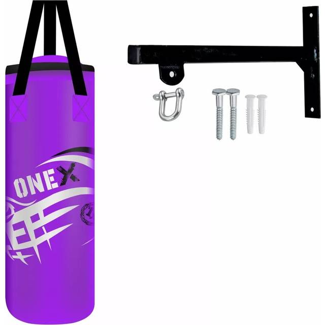 2ft Kids Punch Bag with Hanging Wall Bracket set for punching training