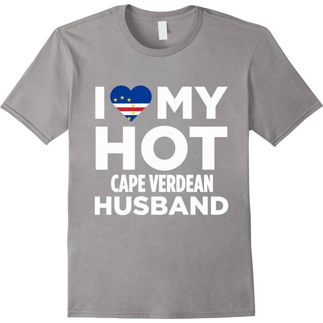 (XXXL) I Love My Hot Cape Verdean Verde Husband Native T-Shirt-Father's Day