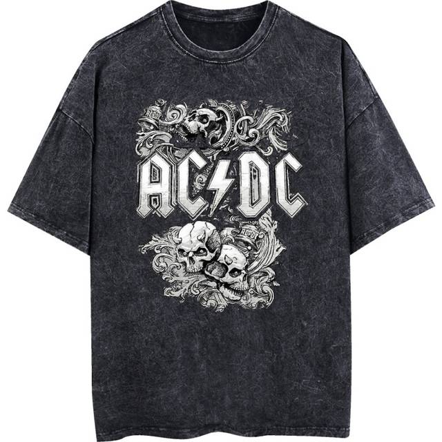 (S) Acdc Skulls And Bells Vintage T-shirt