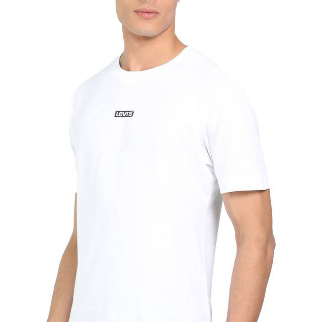 Levis t shirt mens short sleeve summer casual cotton crew neck pullover white
