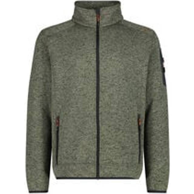 CMP - Jacket Jacquard Knitted 3H60747N - Fleece jacket size 50, olive