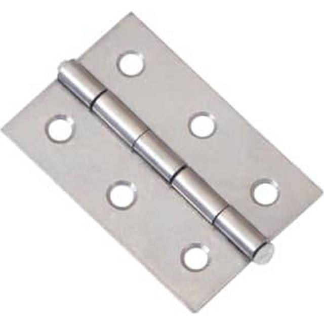 Wickes Steel Loose Pin Butt Hinge - 76mm - Pack of 2 - Self Colour