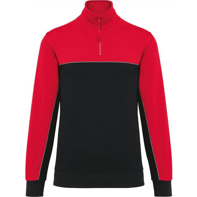 Sweatshirt Eco-friendly zipped collar WK. Designed To Work - Noir