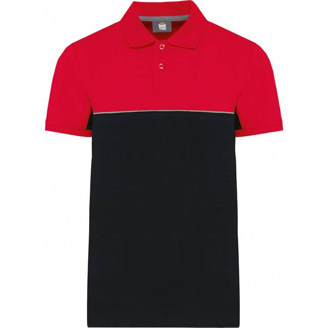 Two-tone Polo shirt WK. Designed To Work - Noir