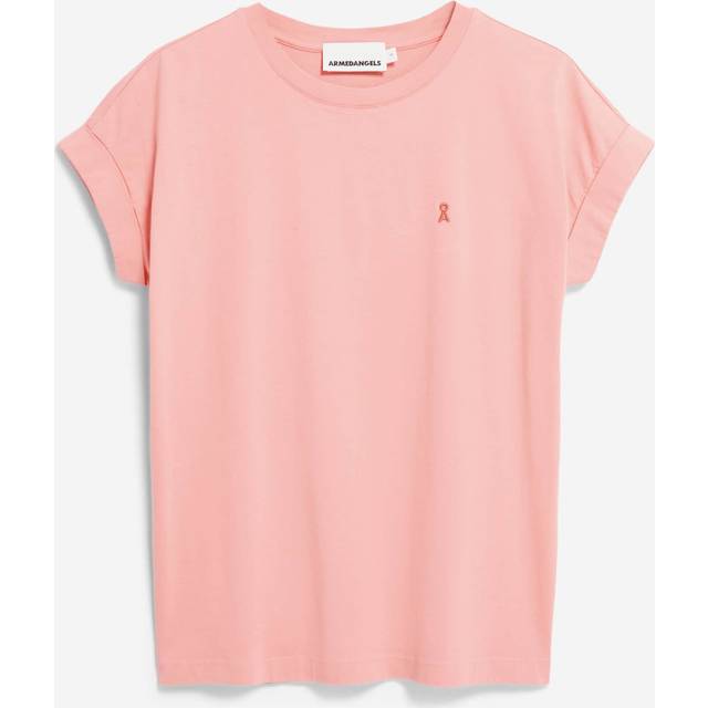 ARMEDANGELS - Women's Idaa Logo - T-shirt size M, pink