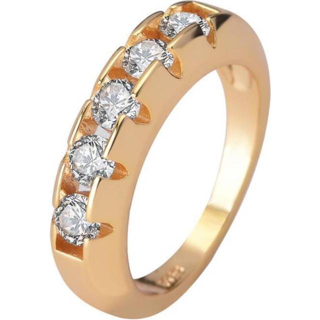 (as the picture, 10) Real 14k Gold Diamond Ring For Women To Join Party Peridot Gemstone Anillos De Wedding Diamante Engagement Jewelry Fine Ring Box