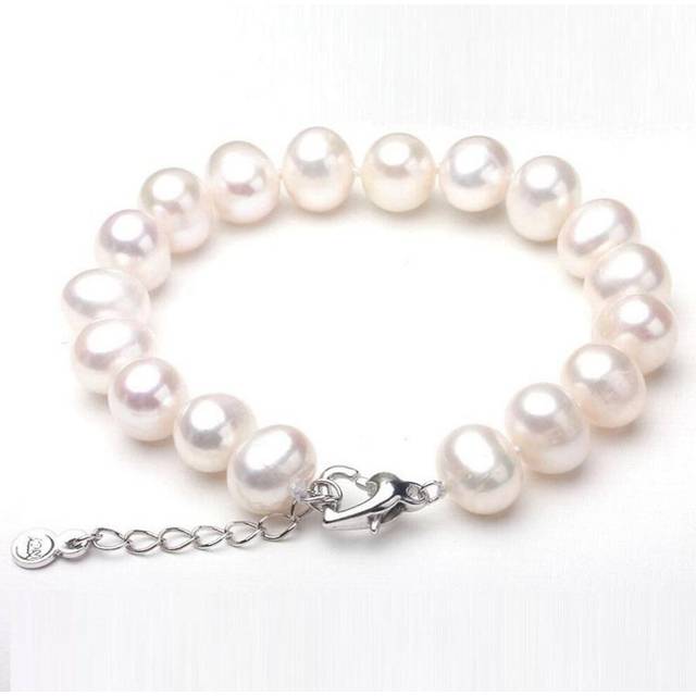 (white, 20cm) Real Freshwater Pearl Bracelet Pretty Charm Bracelet For Women Fashion Wedding Gift 2021 Trend New