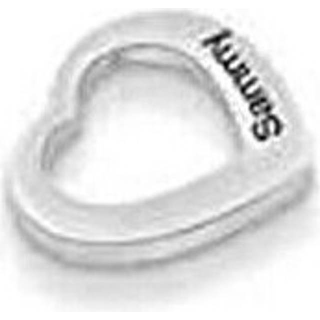 Personalised Engraved Name Bracelet Custom Heart Pendants Bangle Gifts for Women