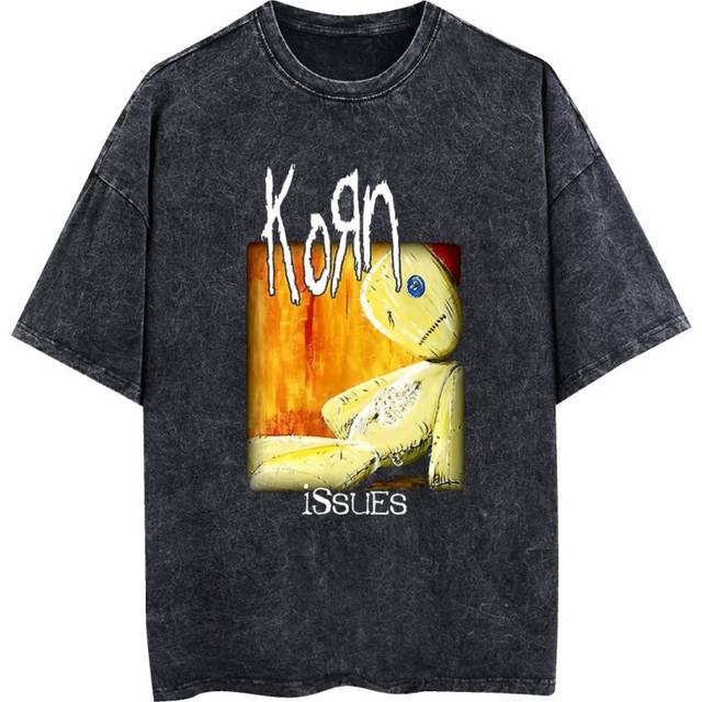 (XL) Vintage Korn Issues Promo Metal Band Graphic Print Vintage T-shirt