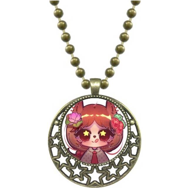 Squirrel Lotus Wave Point Pendant Star Necklace Moon Chain Jewelry
