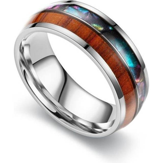 (black, 13) Titanium Steel Men&apos;s Ring Fashion Retro Stainless Steel Ring Hand Accessories