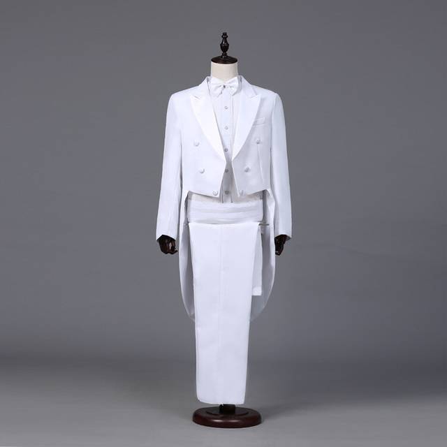 (A, x S) Men's Tailcoat Formal Ment Suit Tuxedo Swallow-tailed Coat European Court