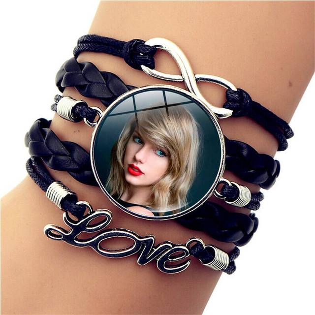 (XSWX629619) Classic Fashionable And Taylor Swift Inspired Leather Bracelet For Men And Women Souvenir