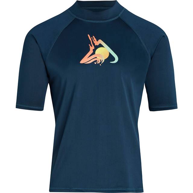 Kanu Surf Men's Mercury UPF 50+ Short Sleeve Sun Protective Rashguard