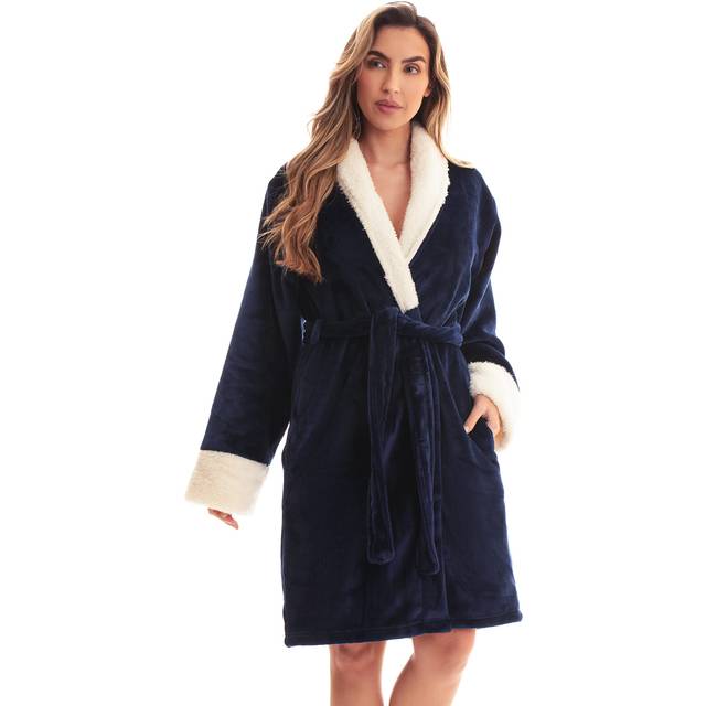 Just Love Kimono Robe Bath Robes for Women 6947-NVY-2X