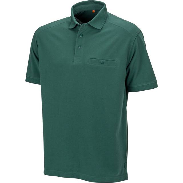 (S, Bottle Green) WORK-GUARD by Result Mens Apex Pique Polo Shirt