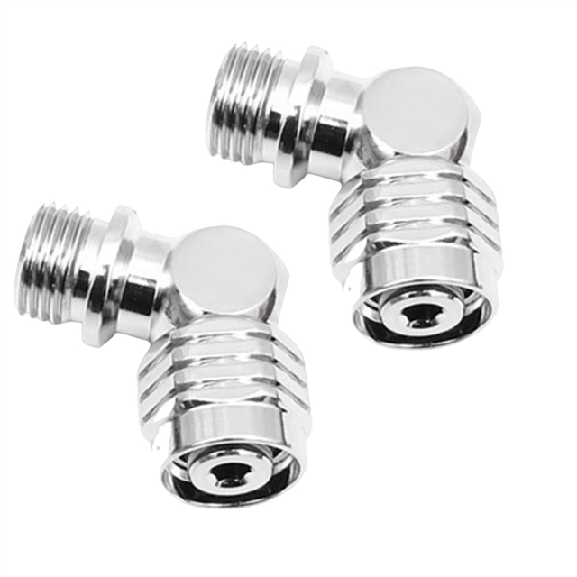 2X 110 Degree Swivel Hose Adapter for 2Nd Stage Scuba Diving Regulator Connector Dive Accessories