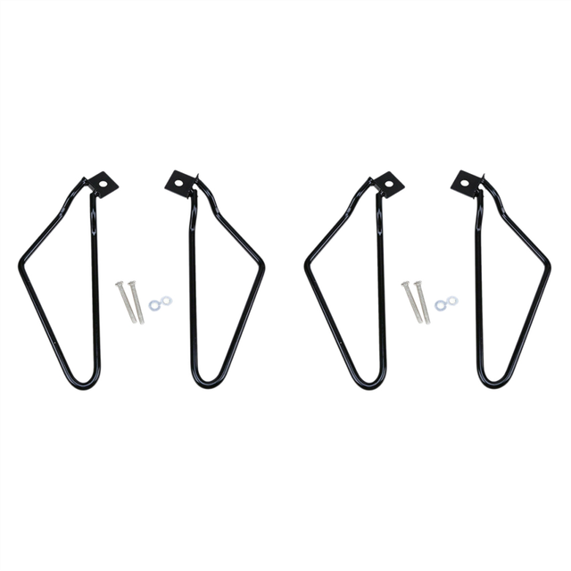 4Pcs Motorcycle Black Saddle Bag Support Rod Mounting Bracket for Sportster Xl 883 1200Travel