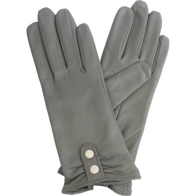 (S, Grey/Ivory) Eastern Counties Leather Hope Leather Winter Gloves