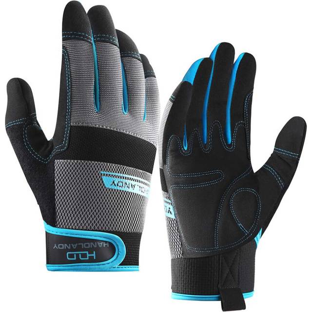 HANDLANDY Work Gloves Men & Women  Utility Mechanic Working Gloves Tou