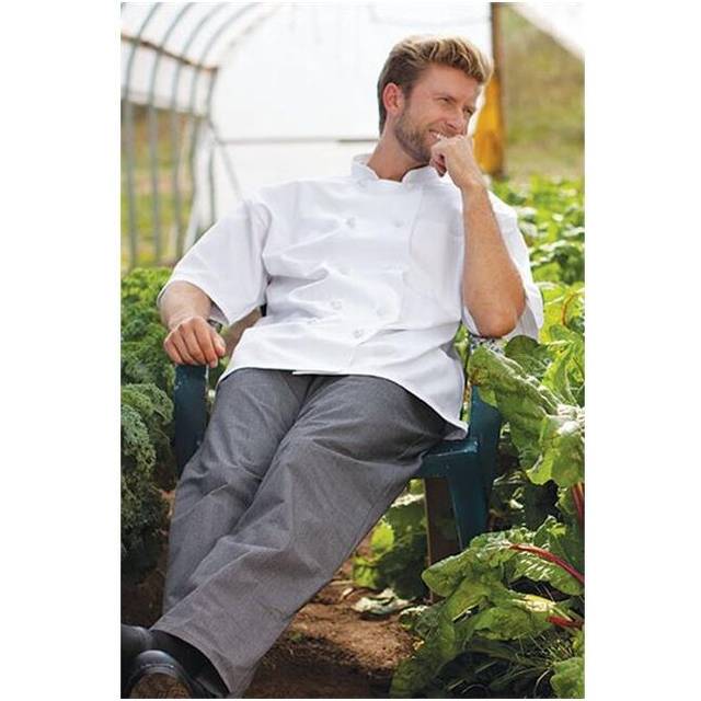Antigua Chef Coat in White - 5XLarge