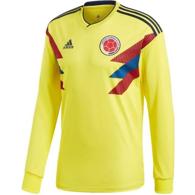 Adidas Colombia Home Replica Jersey World Cup Russia 2018 [Long Sleeve