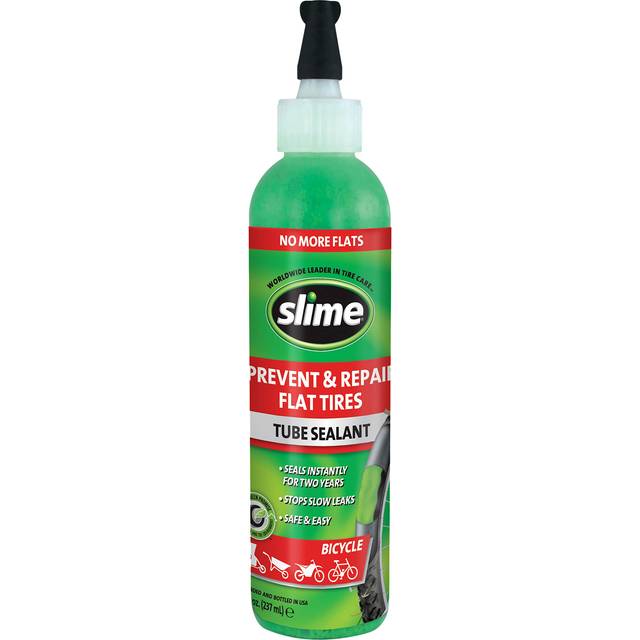 Slime 10003 Bike Tube Puncture Repair Sealant  Prevent and Repair  suitable for all Bicycles  Non-Toxic  Eco-Friendly  8oz bottle