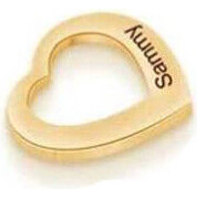 Personalised Engraved Name Bracelet Custom Heart Pendants Bangle Gifts for Women