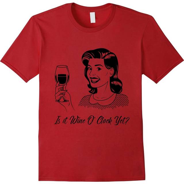 (M) Womens Ladies Mom Likes to Drink Wine Lover Funny T-Shirt-Father's Day