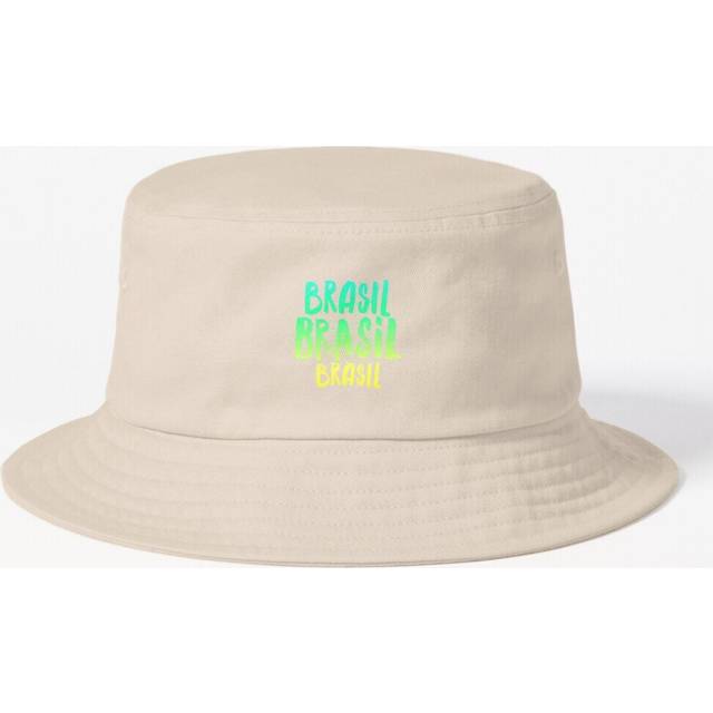 Bucket Hat Splash paint Yellow and Green Brazil Colors Adult in 10 Stylish Colors