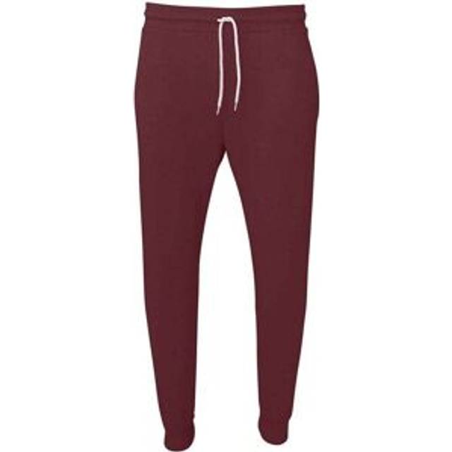 (S, Maroon) Canvas Unisex Jogger Sweatpants