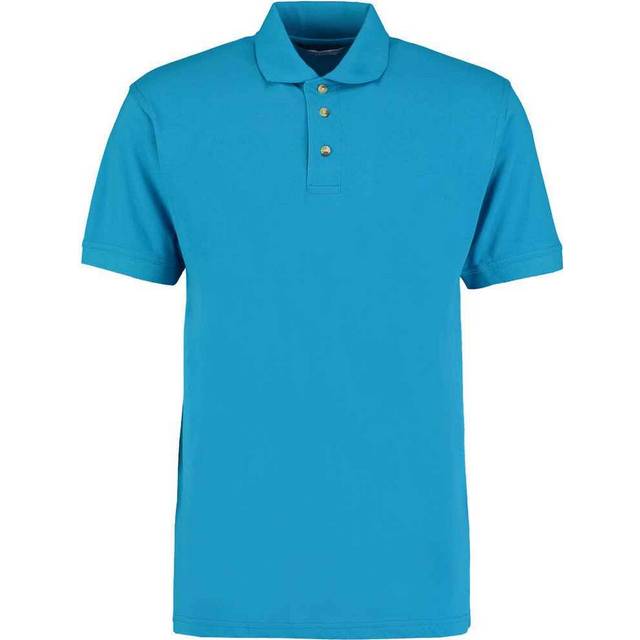 (3XL, Turquoise) Kustom Kit Mens Workwear Heather Polo Shirt