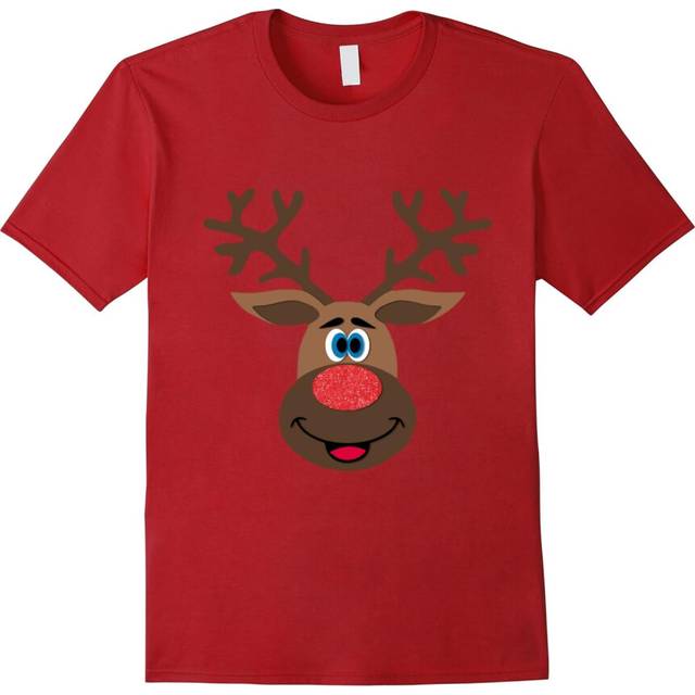 (XL) Reindeer Antlers Shirt Family Matching t-shirt Group Photo-Father's Day