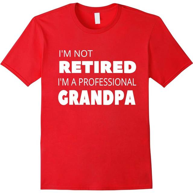 (XL) Men's Retirement Gifts for Grandpa Grandfather Men T-Shirt-Father's Day