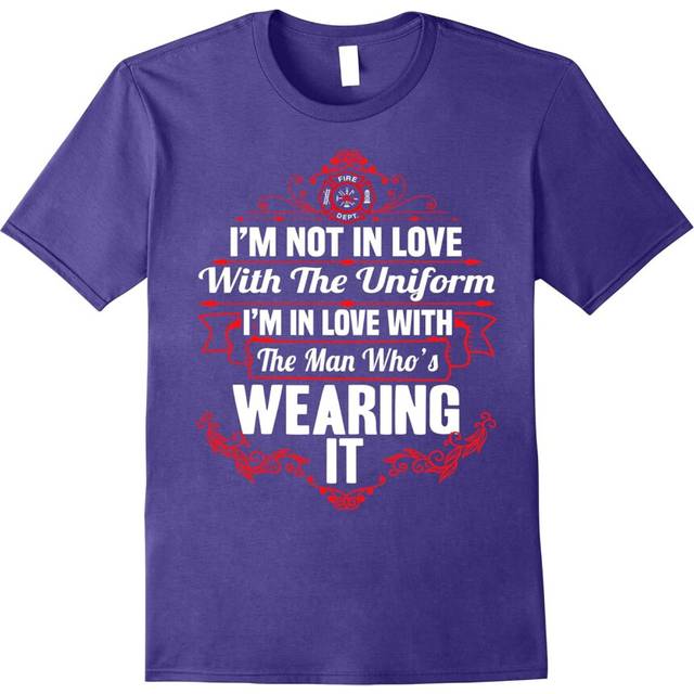 (XL) BeeTee: In Love With A Firefighter T-Shirt-Father's Day