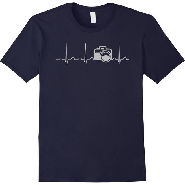 (S) CAMERA HEARTBEAT FUNNY T SHIRT â funny photographer gifts-Father's Day