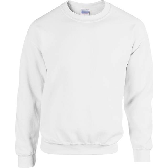 (White, 3XL) Heavy Blend Blank Plain Basic Sweat Sweater Jumper Sweatshirt Fleece