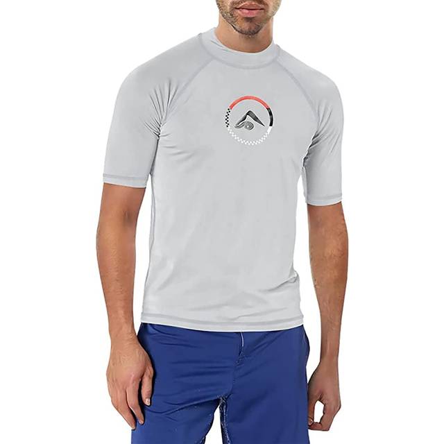 Kanu Surf Men's Mercury UPF 50+ Short Sleeve Sun Protective Rashguard